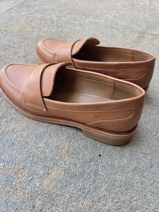 Crown Vintage Shoes - Crown Vintage Brwn Leather Loafers "Lornita" Shoes WM Size 9 Preppy Academia